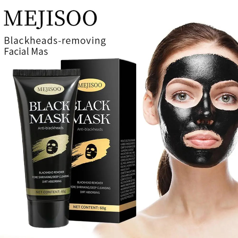 Masker Penghilang Komedo – Masker Wajah Peel-Off Arang Untuk Semua Jenis Kulit |   Pembersihan Mendalam Untuk Pori-pori, Jerawat, Dan Komedo Un I1E8