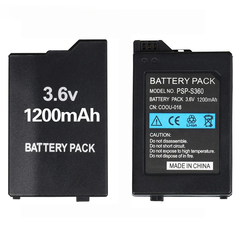 

3.6V 1200mAh Lithium Rechargeable Battery for PSP 2000 3000 Portable Console Gamepad Replacement Batteries