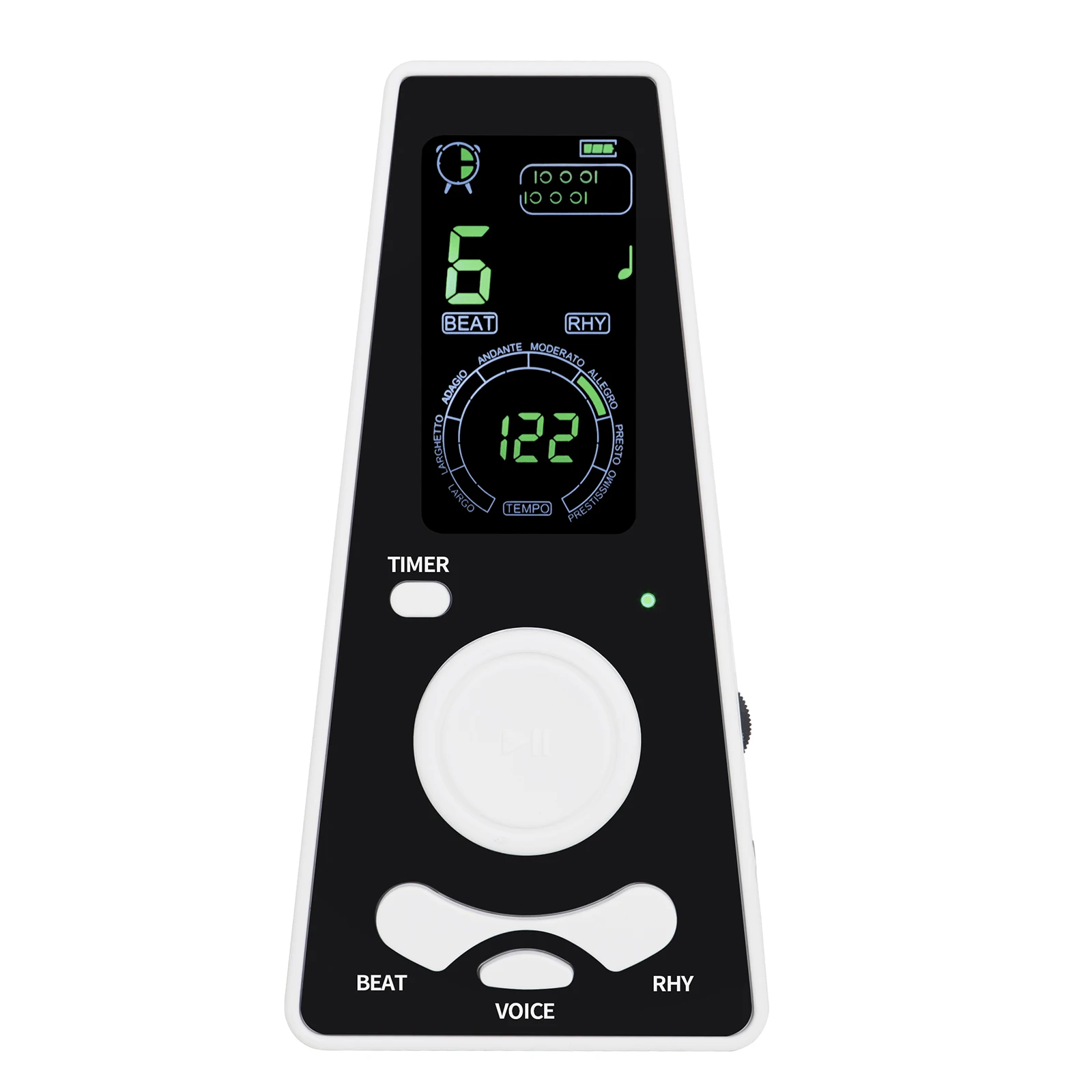 SOLO Digital Metronome Mini Electronic Voice Metronome Rhythm Tempo Device with Timer for Beginners Practice Rhythm Training