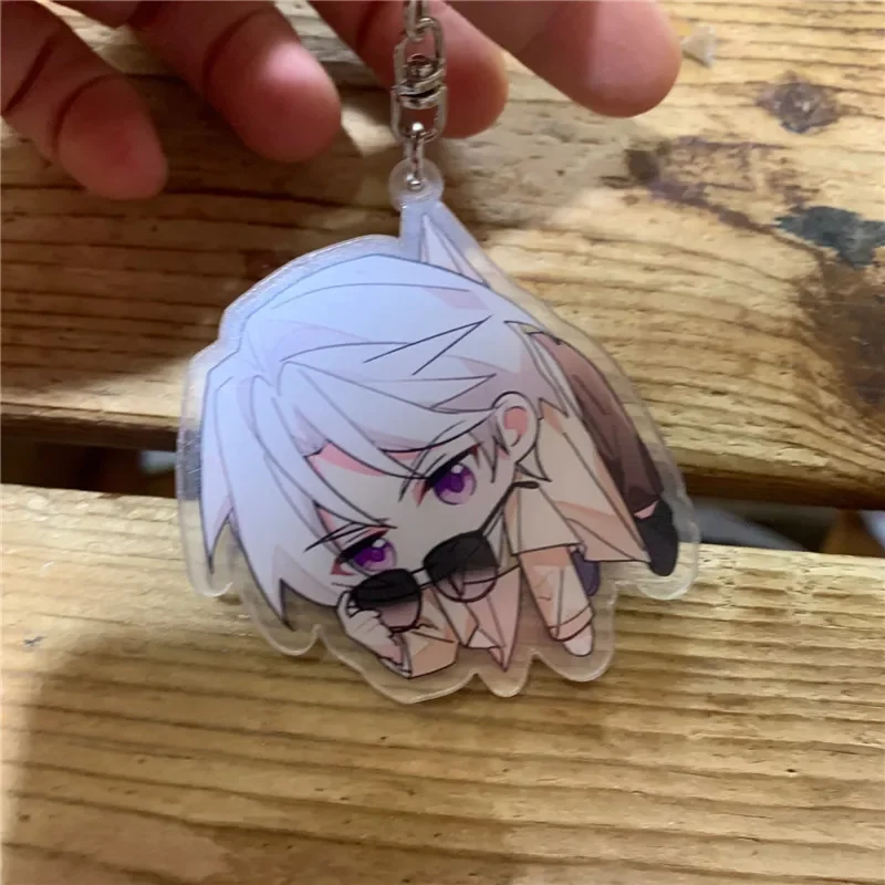 Anime Keychain Sariel Charile Jesse Acrylic Keyring Strap Figure Hanging Accessories 6cm