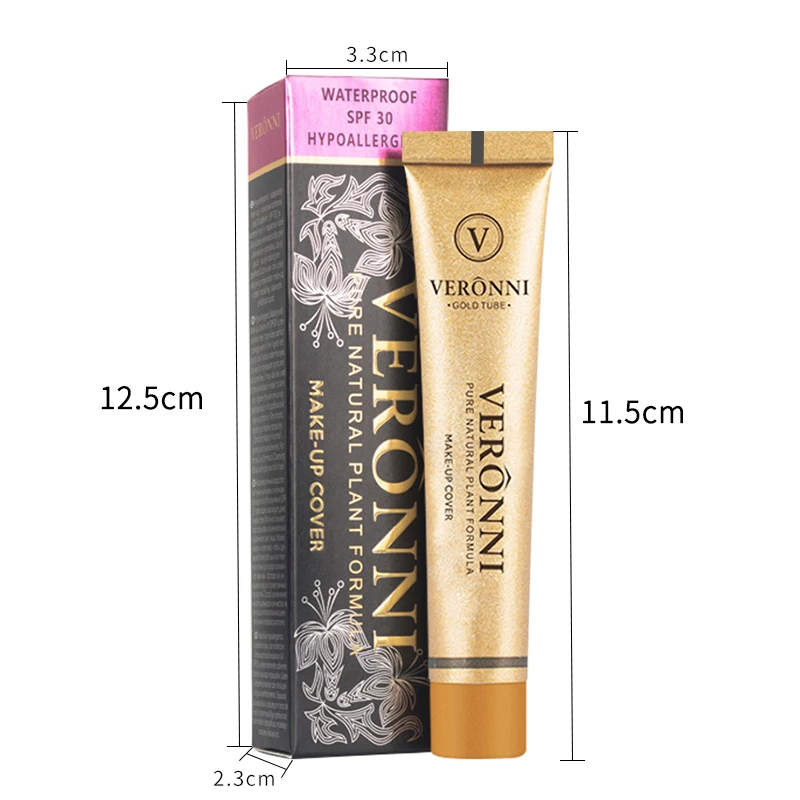 Correcteur liquide imperméable, 14 couleurs, hydratant, mat, haute couverture, longue durée, léger, fond de teint multi-usage