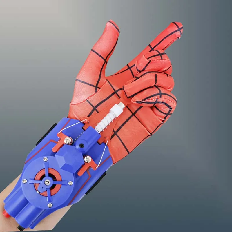 Spider Man Web Shooters ML Legends Spiderman Network Electric Launcher Handschoenen Speelgoed Manga Beeldje Cosplay Props Cadeau voor kinderen