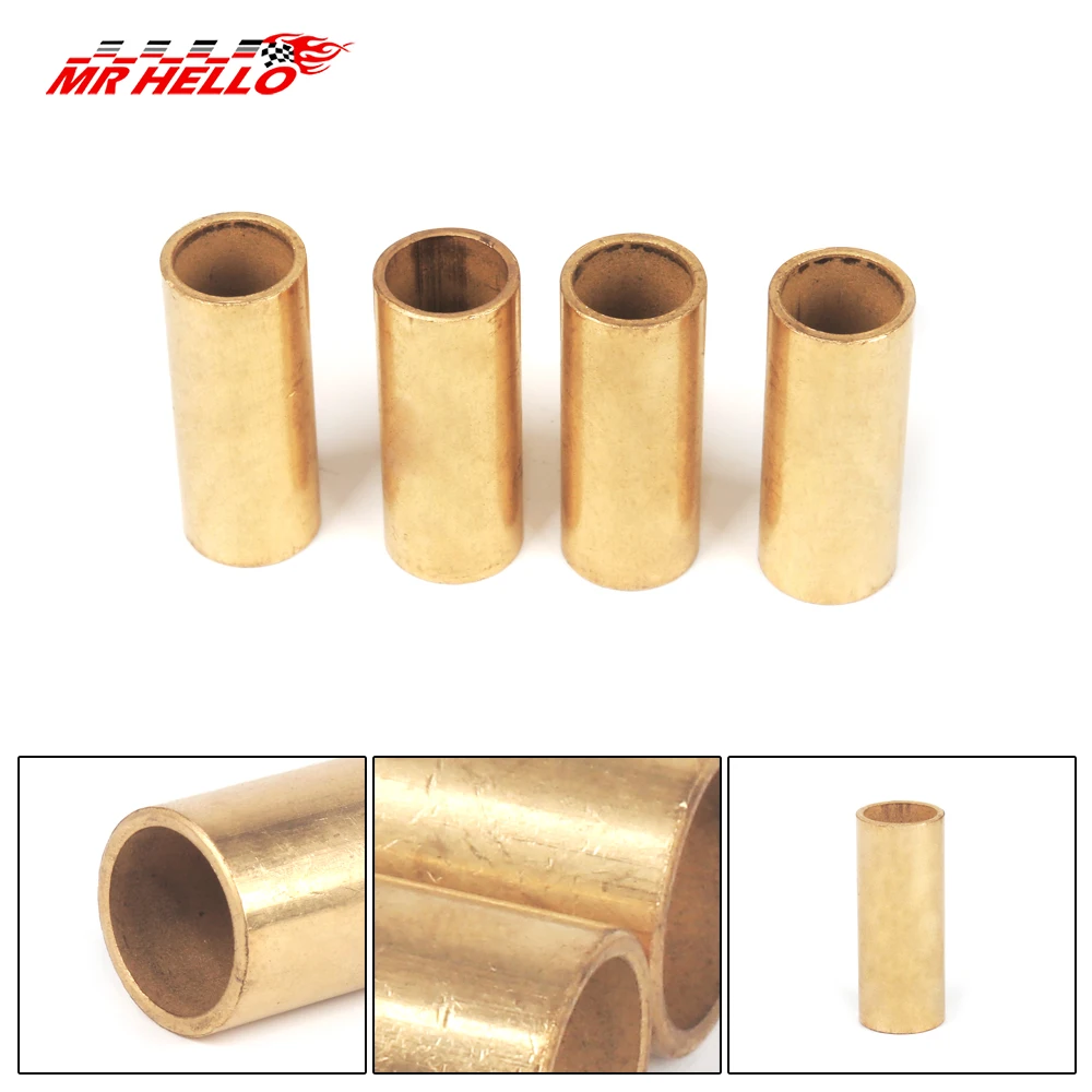 

Wear Resistant Tin Bronze Leaf Spring Bushing Kit 9/16" I.D. 11/16" O.D. 1-3/4" Length 4PCS/SET LC102366