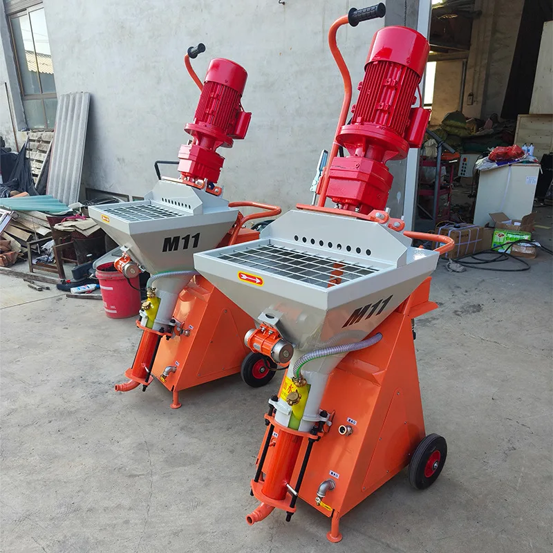 220V/380V Customizable Voltage Automatic Dry and Wet Gypsum Plaster Spraying Machine Mini Wall Mortar Gypsum Spraying Machine