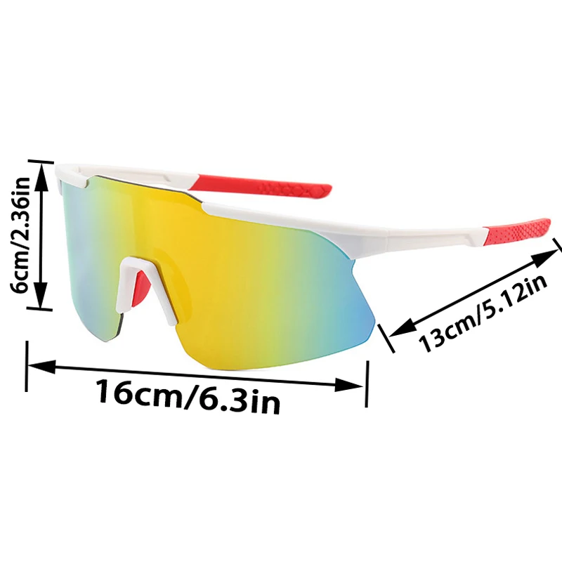 AliExpress NONE 1/2/8pcsPolarized Cycling Sunglasses Outdoor Sport Cycling Riding Running Skiing Goggle Windproof Fishing Eyewear for Men Women