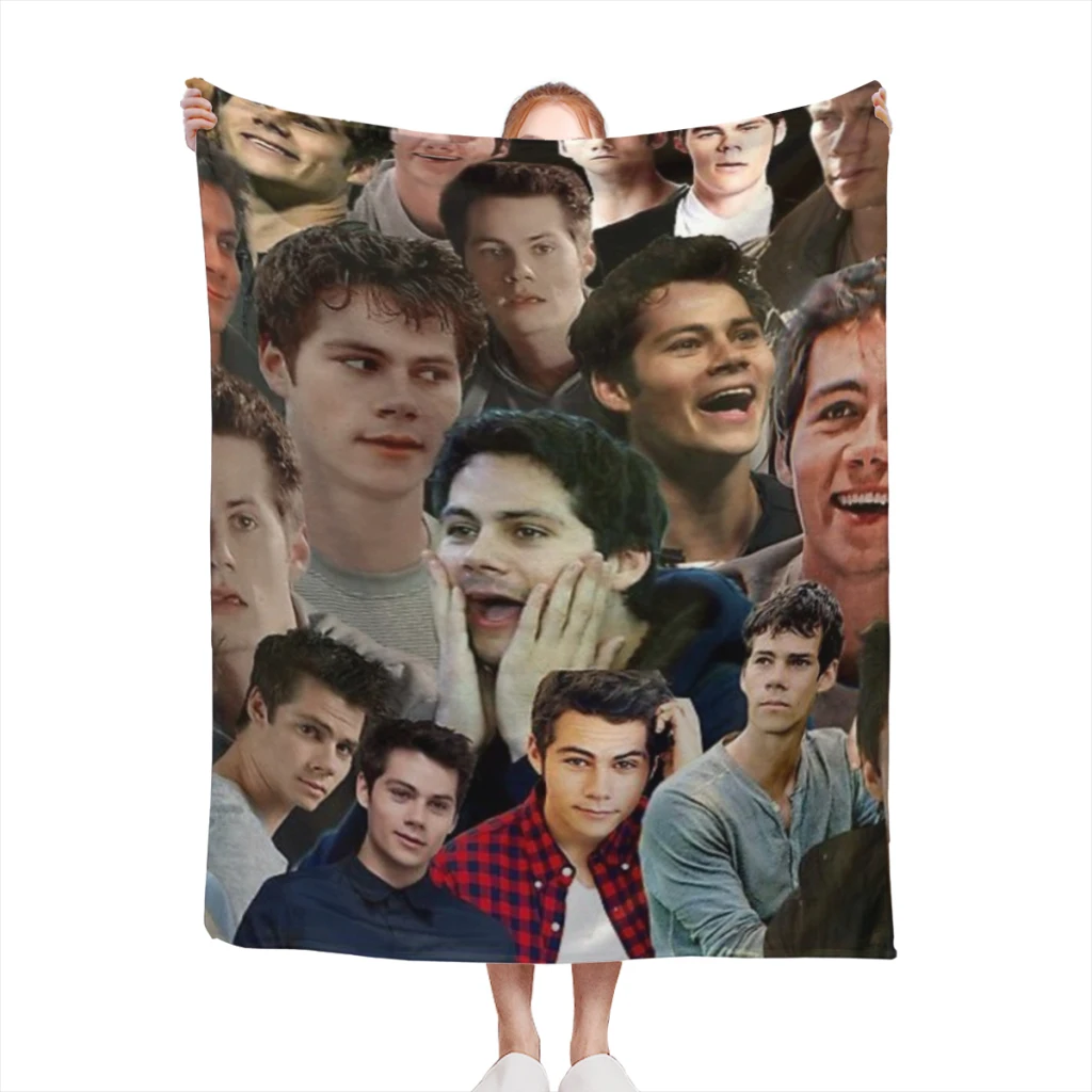 

Dylan O'Brien Collage blankets Warm Flange blankets Soft and comfortable blanket picnic blanket