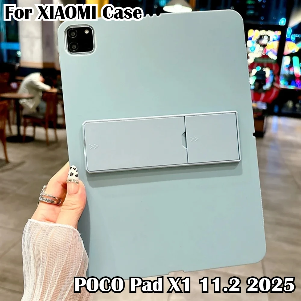 

Новый чехол из мягкого TPU с эффектом кожи для Xiaomi POCO Pad M1 X1 6 7 8 5 Pro 11.2 Redmi Pad 2 Pro 12.1 SE 8.7 11 6S Pro 12.4 с подставкой