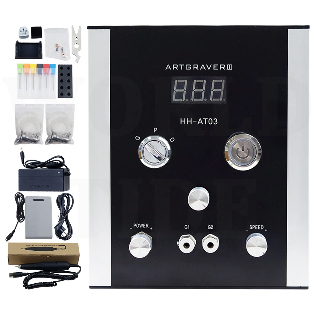 AT03 Handheld Portable Mini Jewelry Engraving Marking Machine Tool for Jewelry Making Laboratory Work
