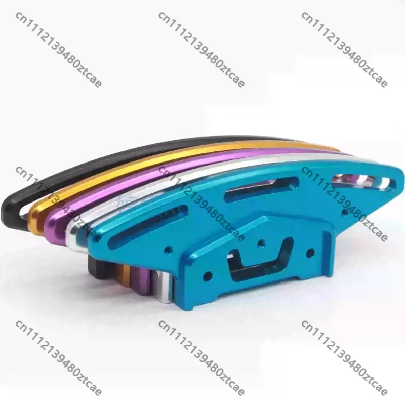 Road Buggy Metal Front Crash Protection Bracket Aluminum Lower Base Spare Parts For 1 10 Gas Powered Model Vehicle Modification