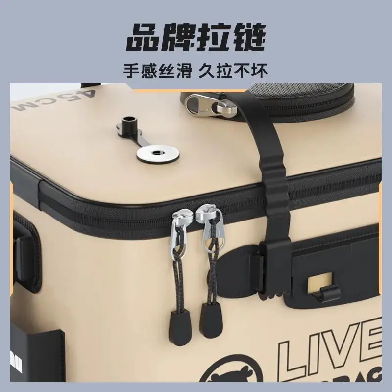 Live Fish Bucket Fishing Bucket Fish Box Guard Bucket Eva Folding Box Thickened Gear Supplies