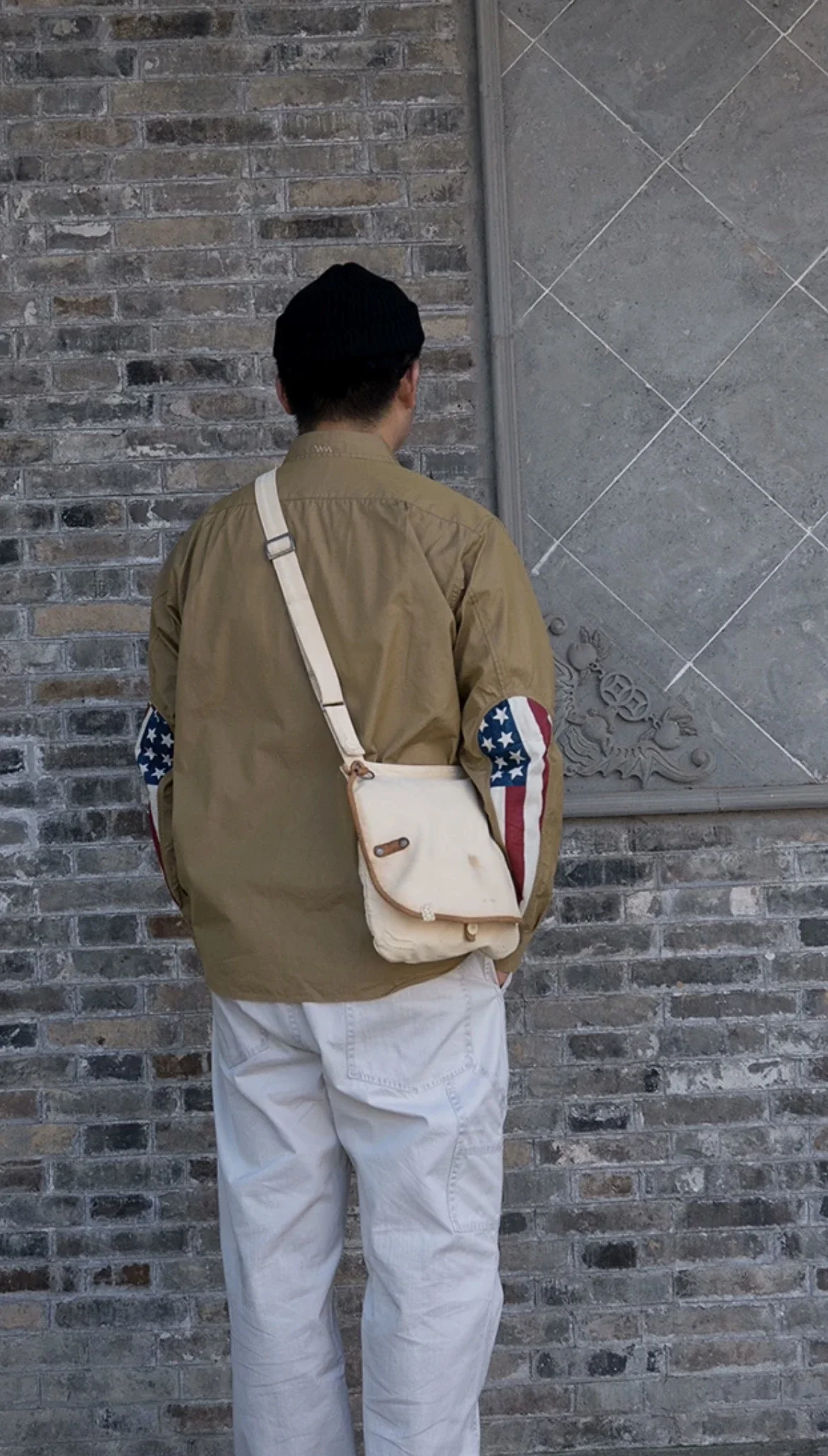

VISVIM WMV 002 MIL SHOULDER BAG Old Patch Vintage Satchel Backpack Shoulder Bag
