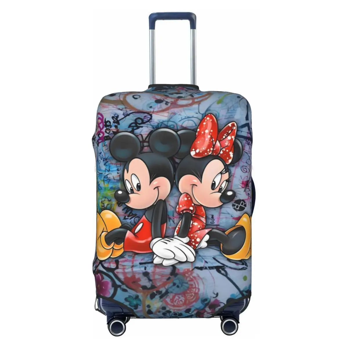 

Custom Minine Mouse Luggage Cover Protector Fashion Classic Cartoon Movie Pattern Travel Suitcase Covers for 18-32 Inch