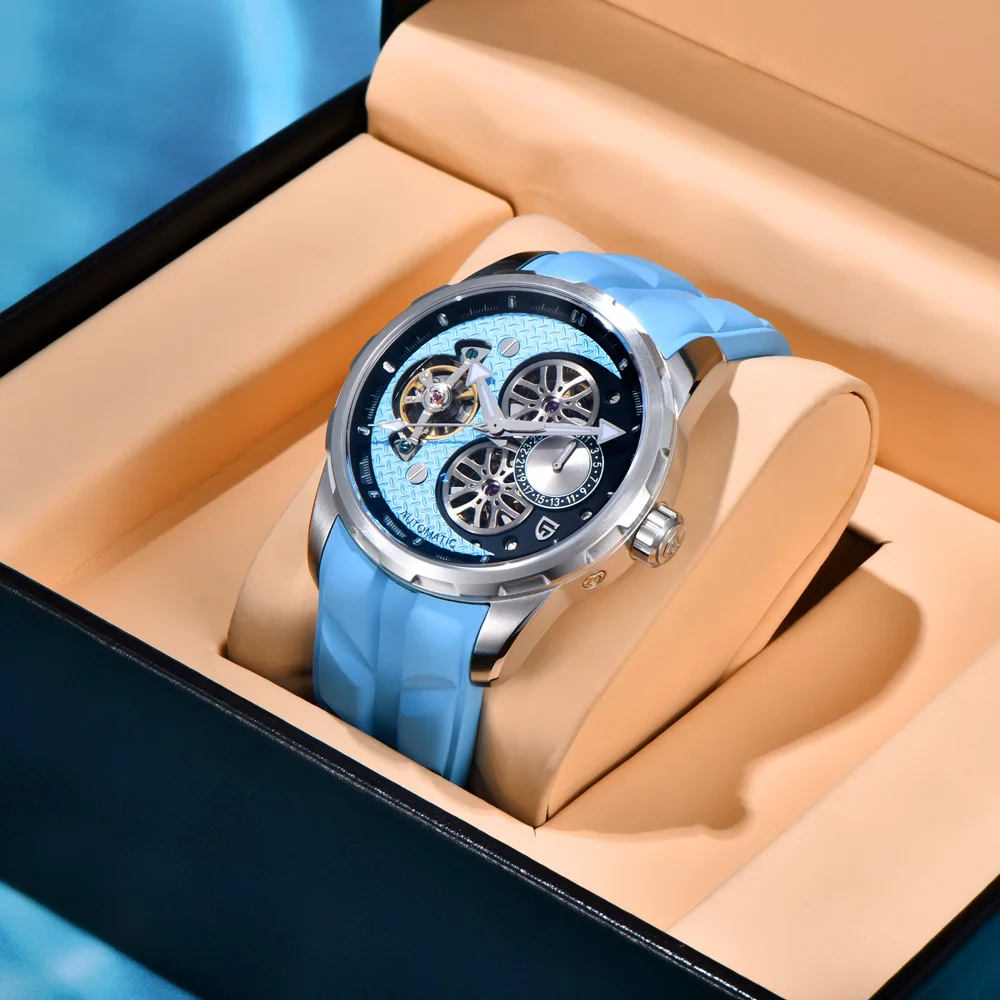 PAGANI DESIGN Watch 2025 New Tourbillon Mechanical Watch For Men Top Sapphire Crystal Stainless Steel Automatic Date Men's Watch