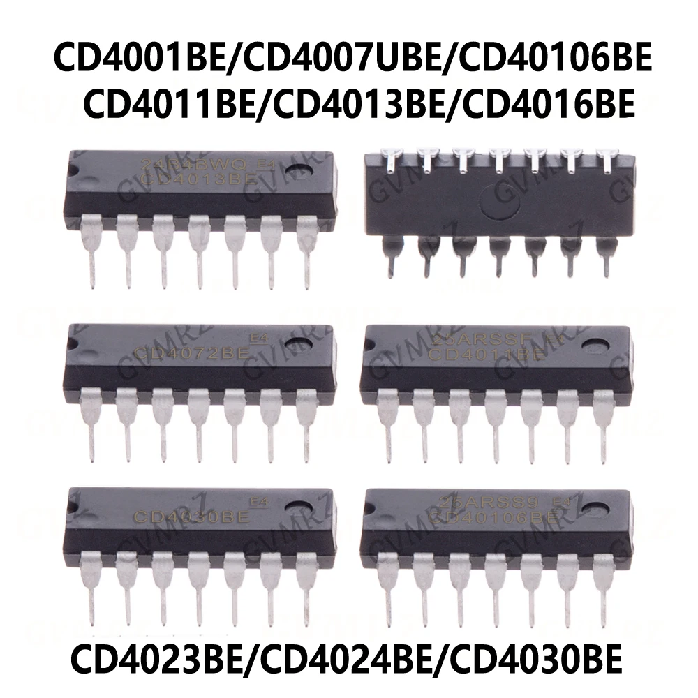 10pcs/lot CD4011BE CD4013BE CD4001BE CD40106BE CD4069UBE CD4066BE CD4093BE CD4541BE CD4081BE CD4070BE CD4071BE CD4007U