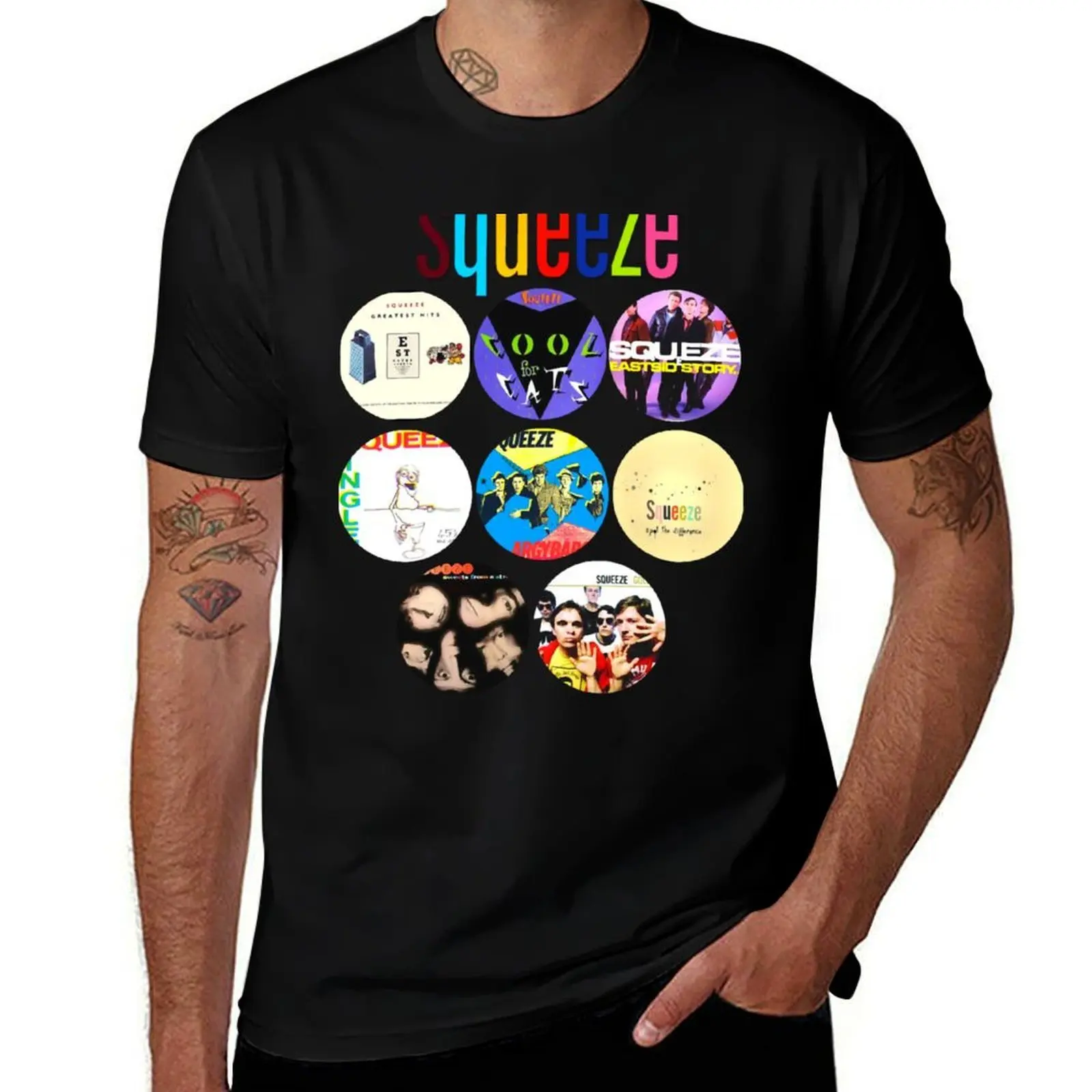 Squeeze Band Shirt Squeeze Band T-Shirt Casual Work Wear T-Shirt