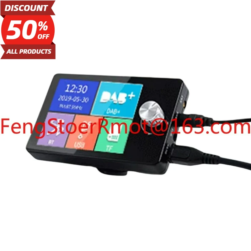 2.8 inch color screen DAB/DAB + European car digital broadcast receiver video display FM transmitter MP3 digital assistant