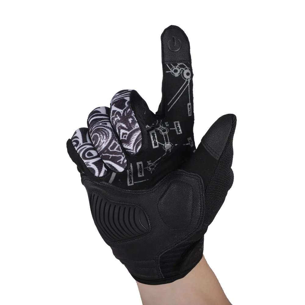 قفازات ركوب الدراجات النارية الصيفية والدراجات الجبلية وركوب الدراجات على الطرق الوعرة - قابلة للتنفس ومتينة