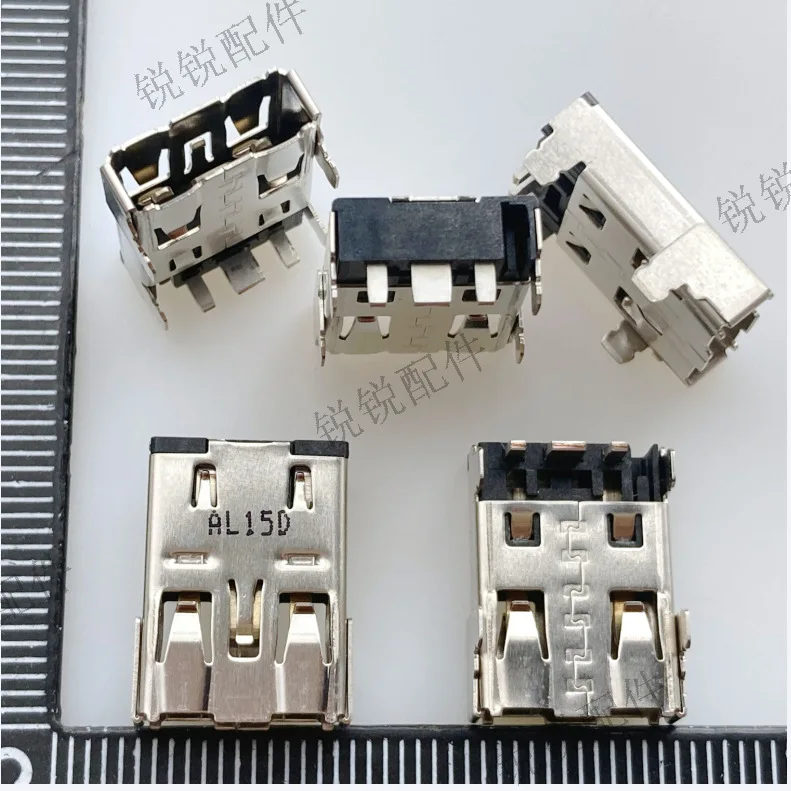 For notebook, computer, power head, socket 3P high current, power interface, charging port female seat, square mouth type