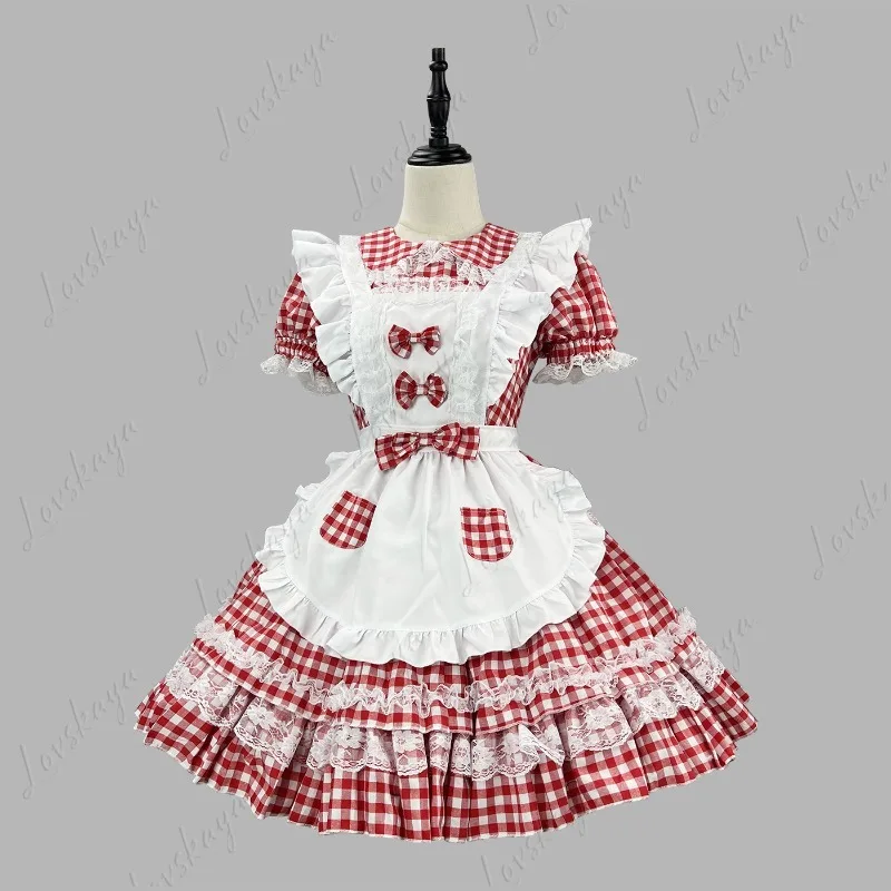 

Sweetheart Master's Maid Costume Cosplaying As A Maid in Soft Anime-style Cosplay Attire, Lolita-style Dress