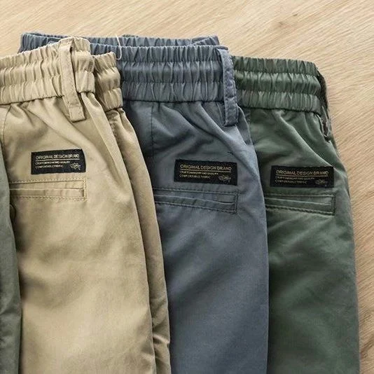 

Men's Summer Thin Large Size Outdoor Work Pants Casual Harlan Slim Fit Trousers Durable Qui Dry Workwear Long Pants