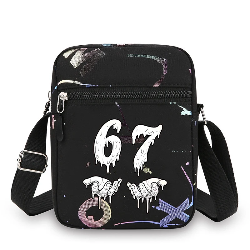 스틸 에이 브레인로트 싱글 숄더 백 애니메이션 67 식스 세븐 옥스포드 크로스바디 백 만화 전화 메신저 백 소년 소녀 크리스마스 선물