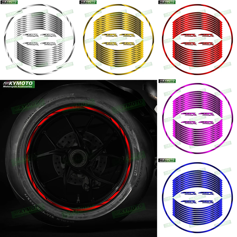

Reflective motorcycle 17 inch front and rear wheel reflective stickers suitable for Honda CBR1000RR-R CBR 1000RR-R