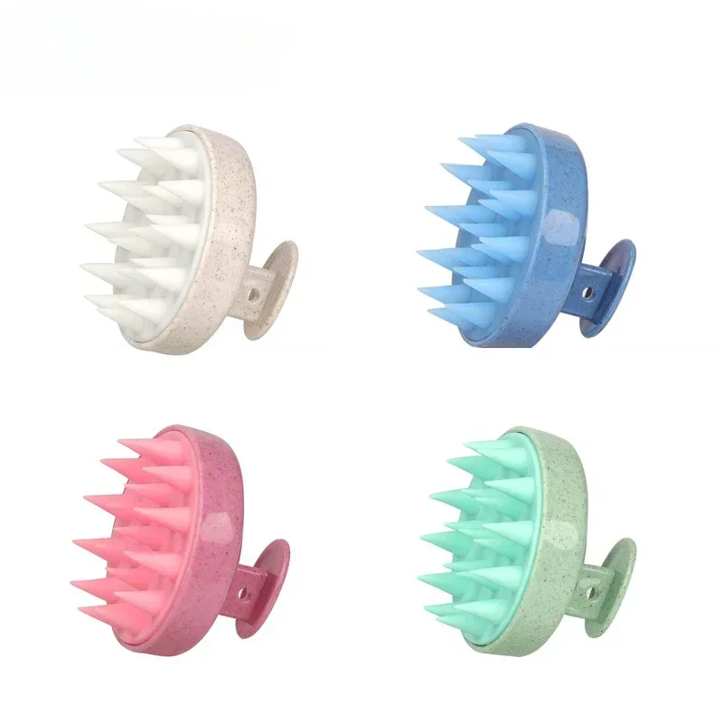 Silicone Shampoo Massage Comb Scalp Massager Shampoo Shower Brush Comfortable Comb Bath Massage Brush Scalp Massage Care Tools