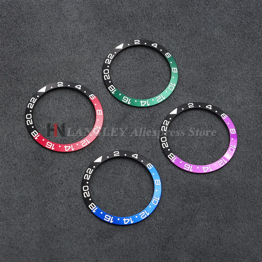 38mm*30.7mm Alloy Watch Bezel for 40mm Watch Case NH35 NH34 SUB GMT Diving Men Watch Accessories Replace Watch Bezel Insertions view 3