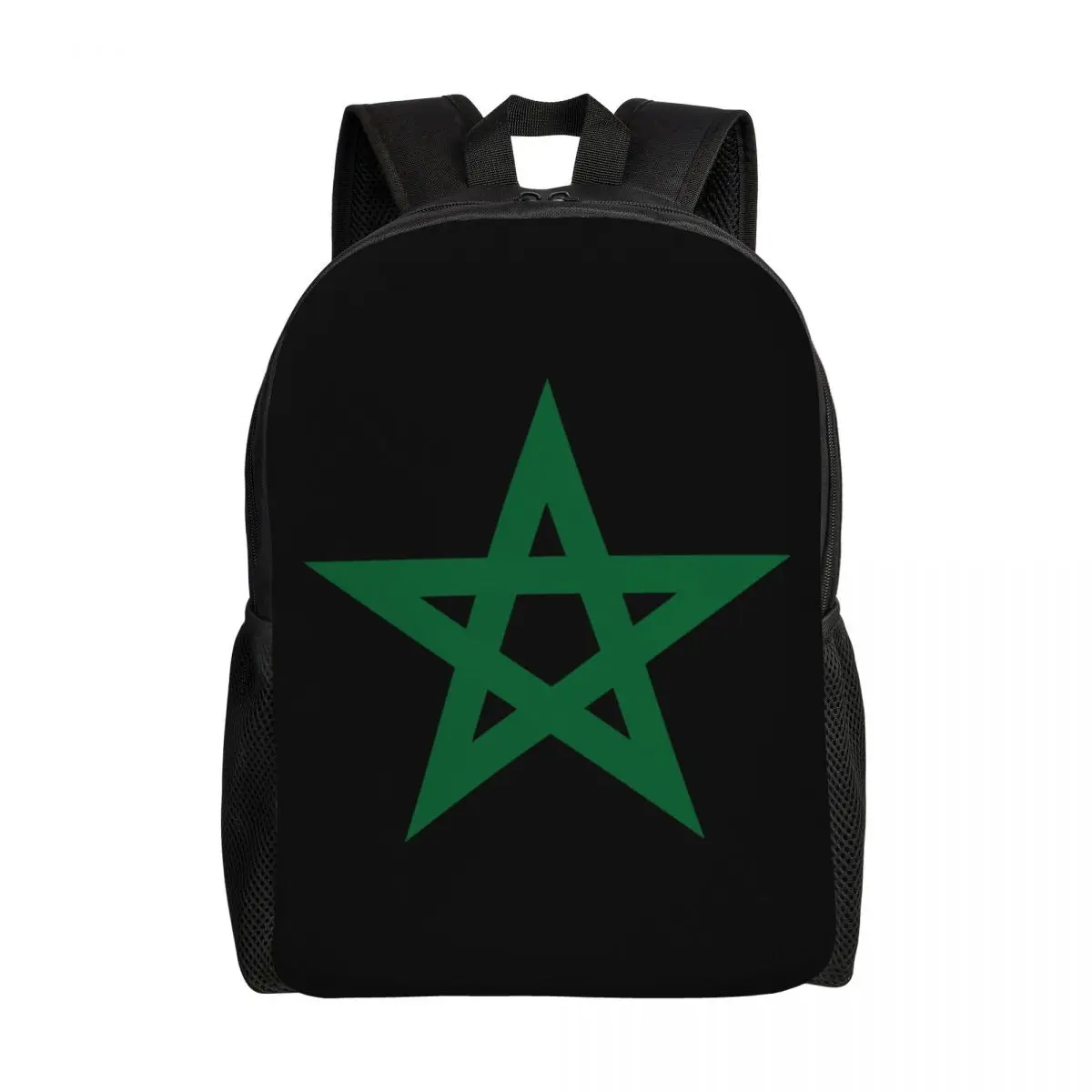 

Customized Morocco Flag Backpacks Women Men Fashion Bookbag for School College Moroccan Proud Patriotic Bags