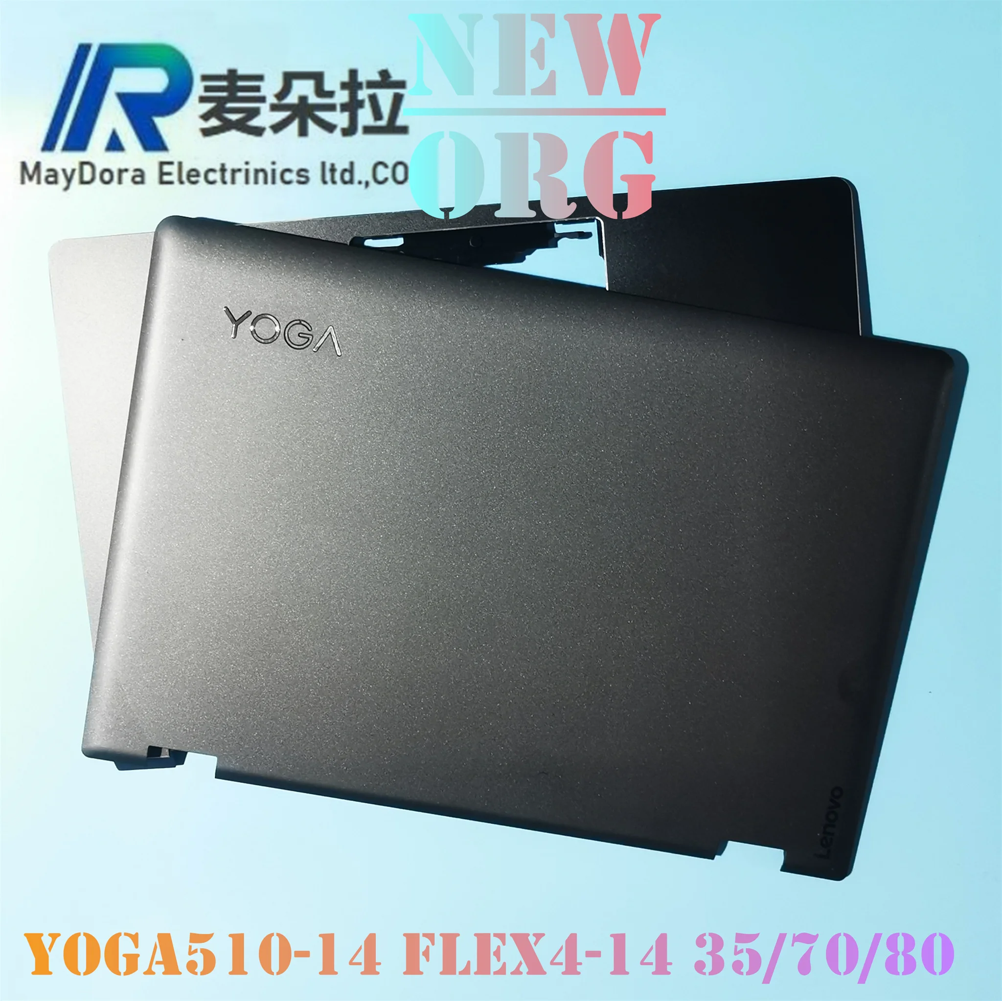 

NEW ORG Laptop case for LENOVO YOGA 510-14 ISK IKB FLEX 4-1470 1480 1435 Laptop LCD BACK COVER /PALMREST BLACK