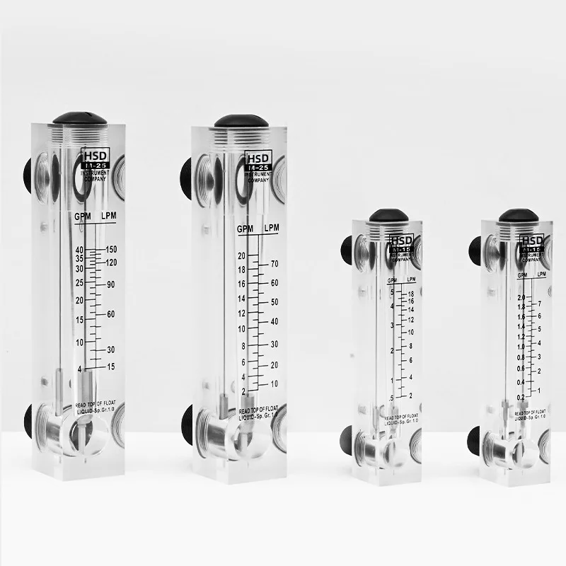 Plexiglass Large Flow Gas Meter, Wide Range Visual Flowmeter Panel Pipeline Flowmeter