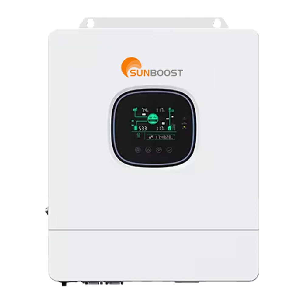 

SUNBOOST 5KW 10KW Support Parallel Hybrid On Off Grid 120V Output Split Phase 48V AC MPPT String Solar Inverters UL Certificate