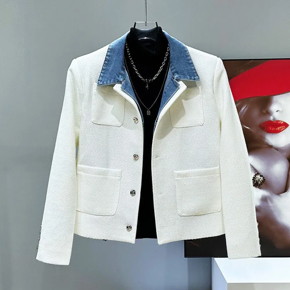 Mens Y2k Double-Layer Stitching Biker Jacket Streetwear Fashion Personality Niche Motorcycle Jacket Men'S Clothing  New