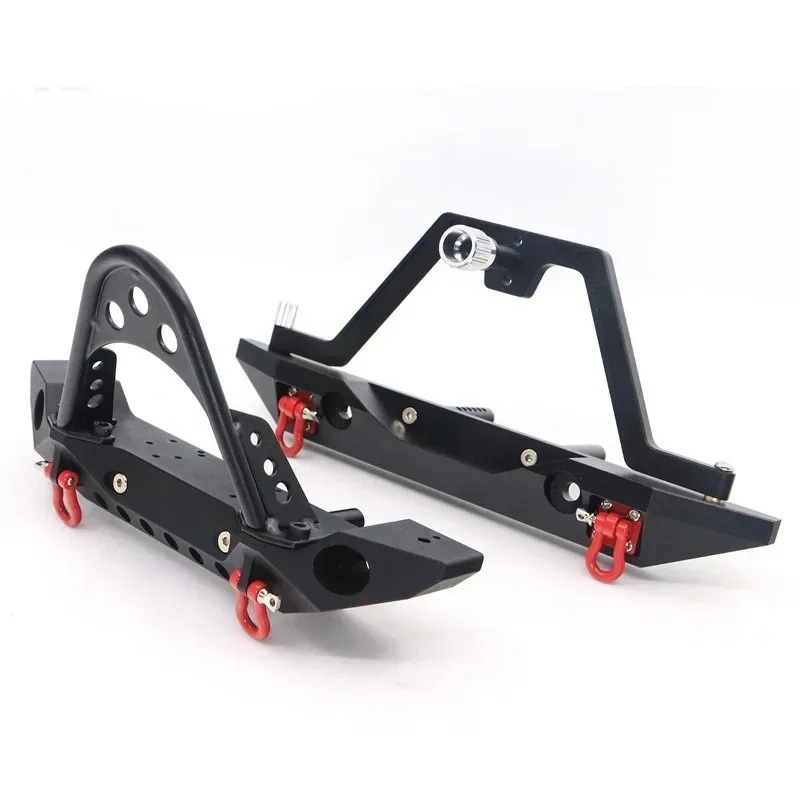 

Metal Front and Rear Bumper winch line for 1:10 RC Crawler Car Defender SCX10 TRX4 SCX10 II 90046 90047