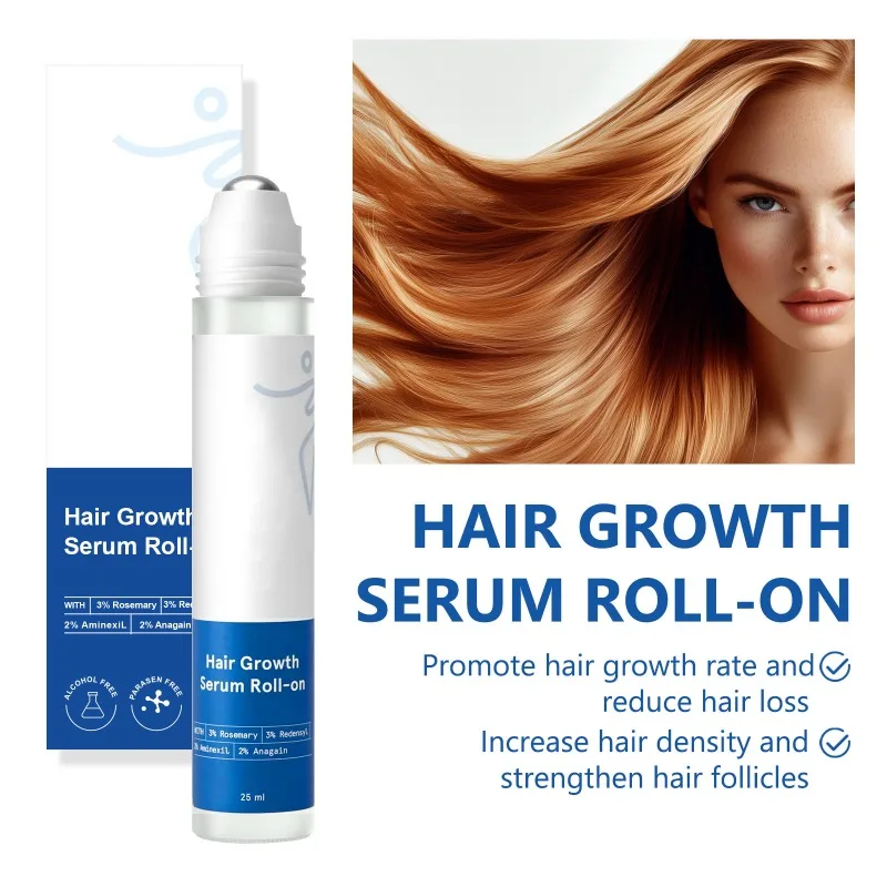 

Эссенция-ролик для волос, 25 мл, нежное питание кожи головы, укрепляет корни, глубокое проникновение, уход за ростом волос, роликовая сыворотка