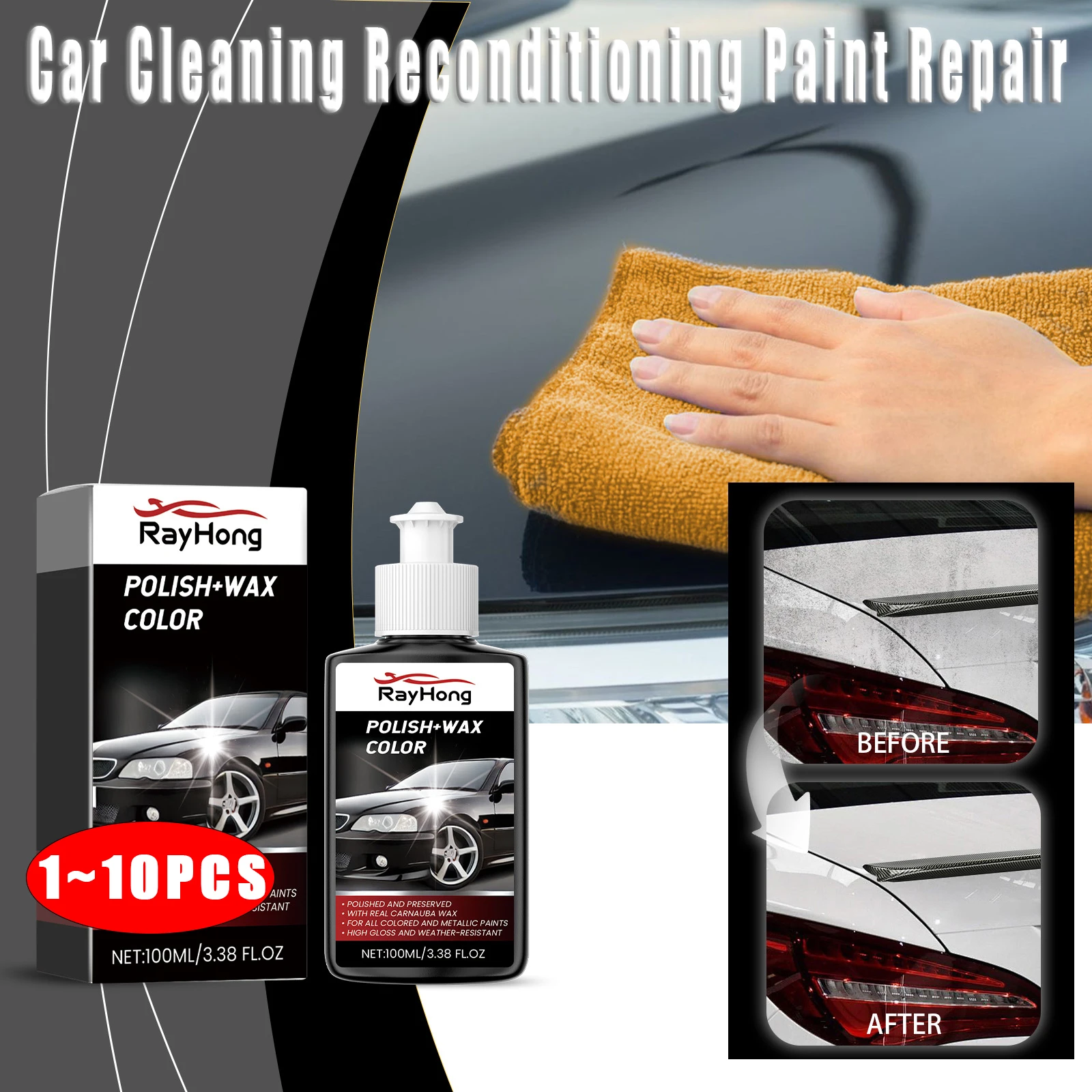 

Автомобильное керамическое покрытие, жидкость для полировки кристаллов, прочная защита, гидрофобное восковое покрытие, ремонт царапин, блестящие вещи, детали автомобиля