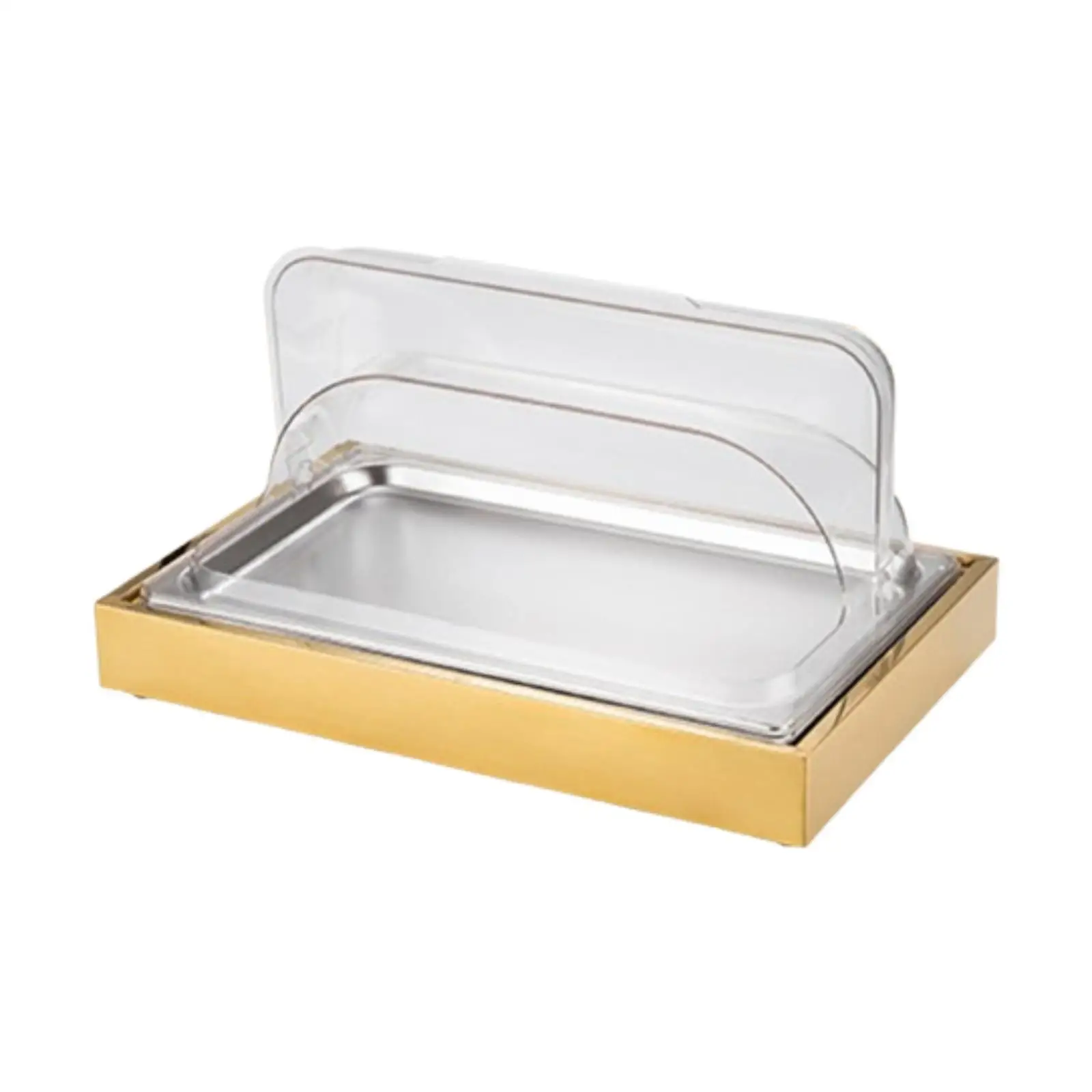 Ice Food Serving Display Tray Display Plate Elegant Party Buffet Tray Food Dish Seafood Display Detachable Design for Buffet