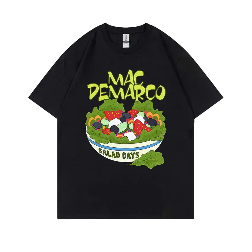 

Mac Demarco Salad Days Graphic T-shirts Men Women Casual Cotton Vintage Short Sleeve T-Shirt Men's Fashion Art Aesthetic T Shirt