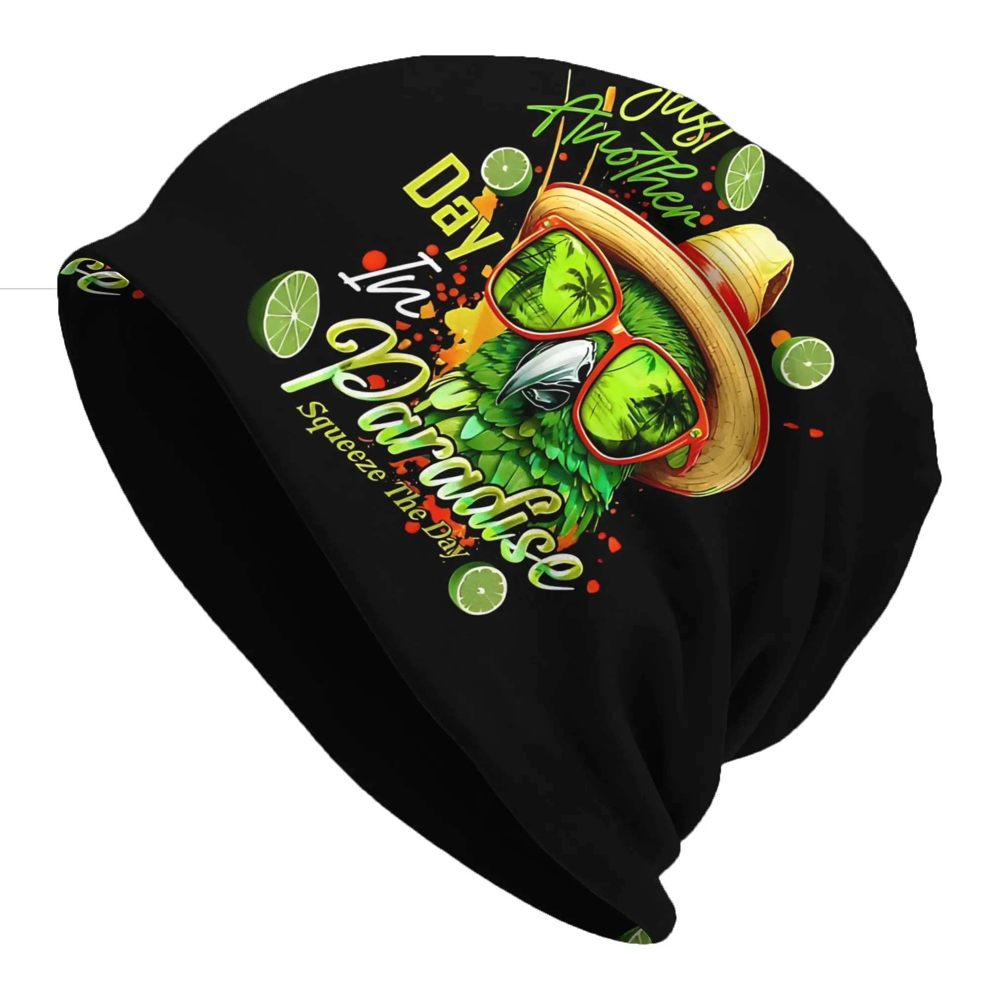 Autumn Just Another Day In Paradise Squeeze Bonnet Homme Summer Thin Hat Skullies Beanies Caps Men Women Novelty Hats