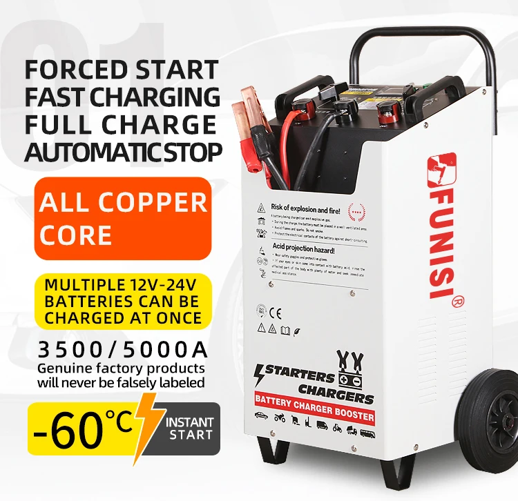 FUNISI Car Battery Starts Charging, Charger