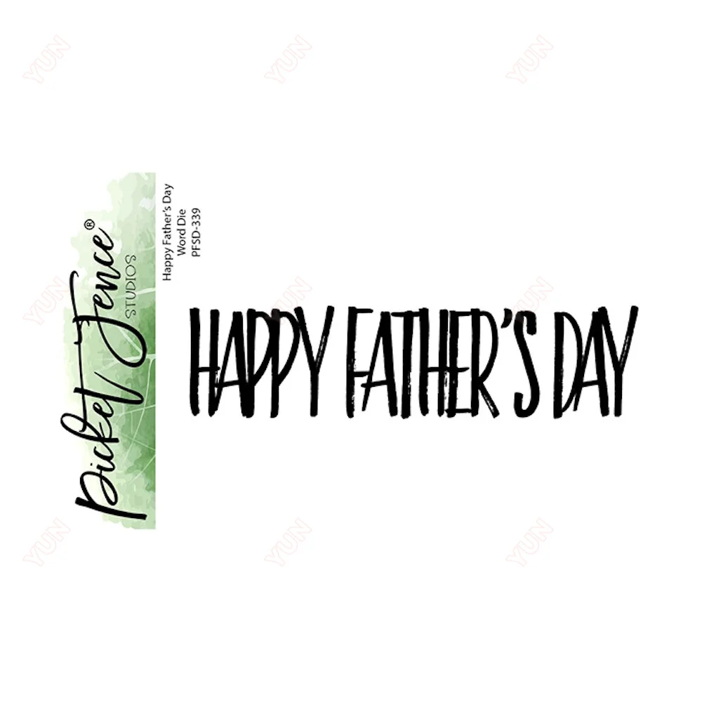 

2023 New Father's Day Die Metal Cutting Dies Card Album Scrapbooking Paper Cutting Craft Template Handmade Card Large Die