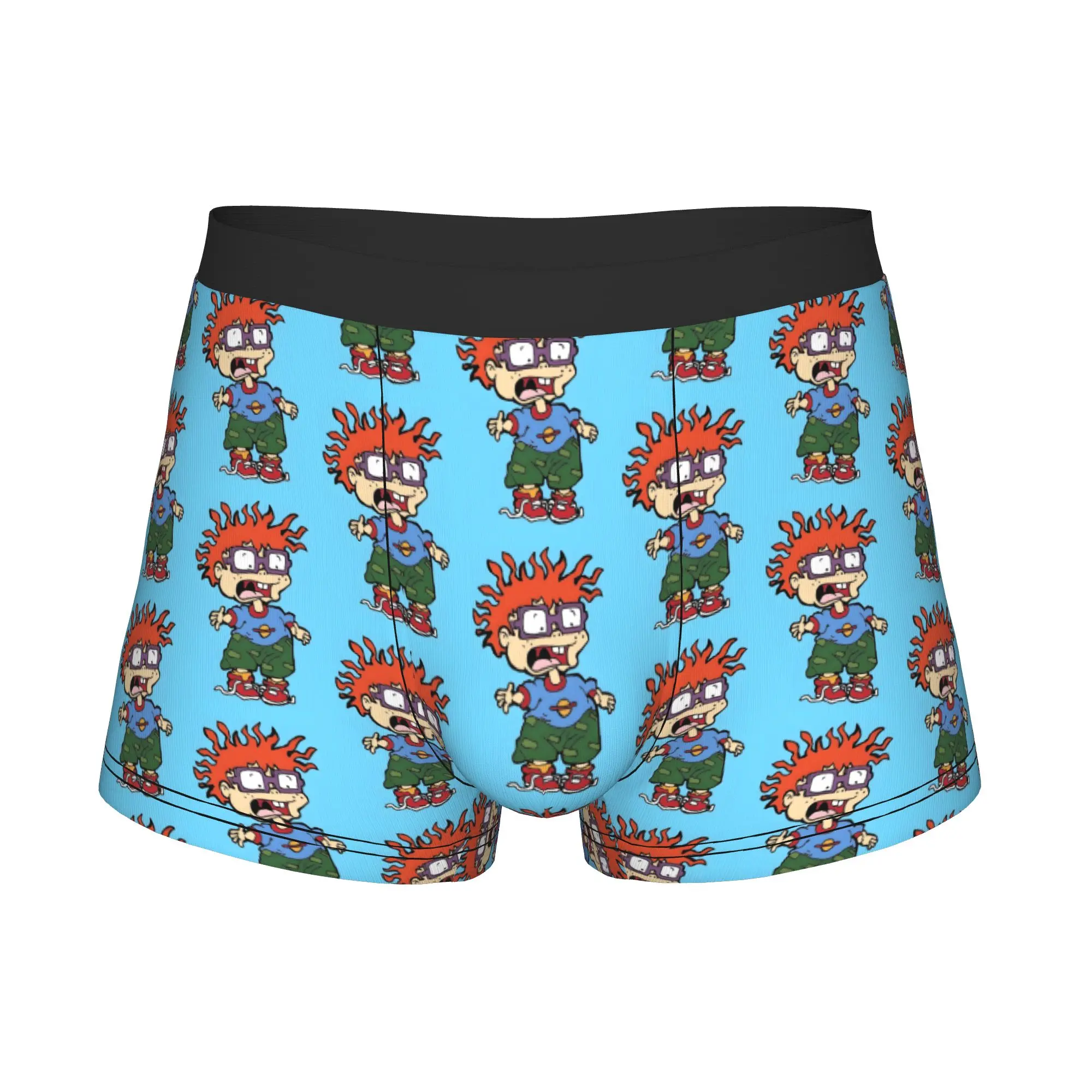 Male Fashion R-Rugrats Role Underwear Chuckie Finster Boxer Briefs Soft Shorts Panties Underpants