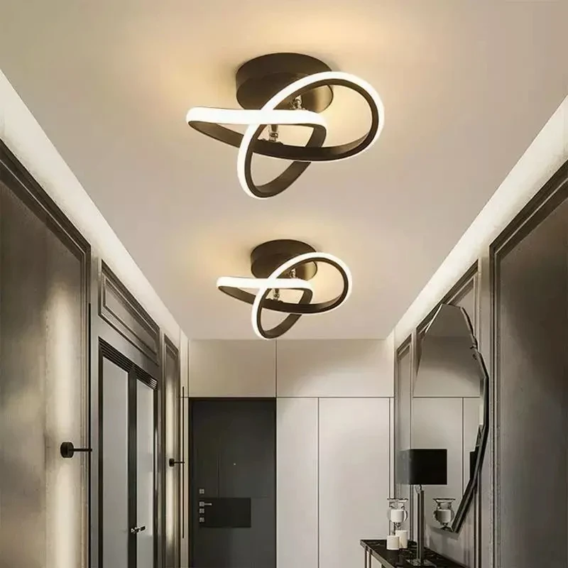 

Modern LED Ceiling Light Three Colors Lamp 220V Indoor Design Ceiling Lamp Fixtures Hallway Balcony Aisle Office Lustre