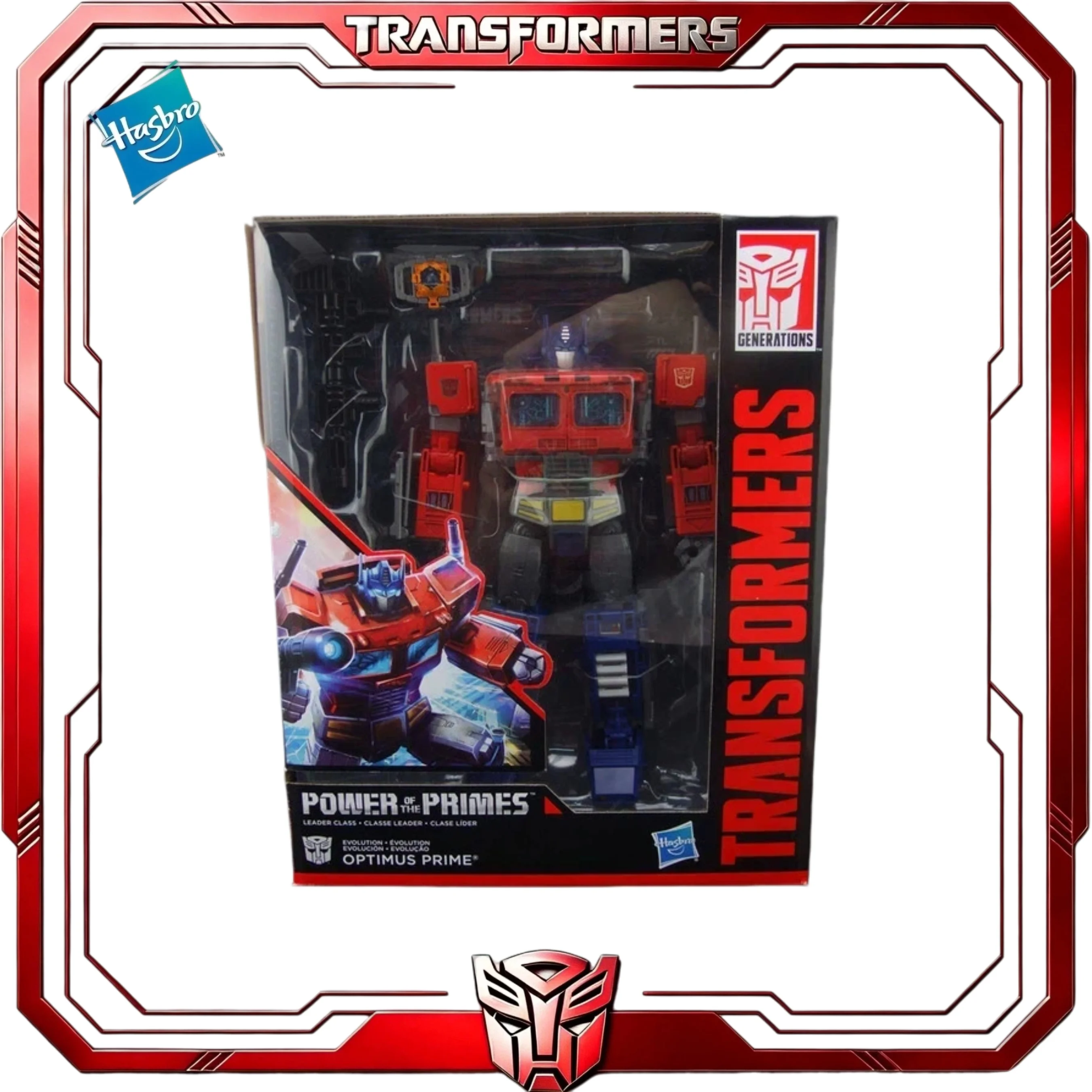 In Stock Hasbro Transformers Power of the Primes Optimus Prime G1 Autobot Hobby Collection Gift Figure view 4