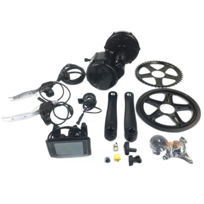 

Modified electric power kit Bafang central motor black and white horizontal screen