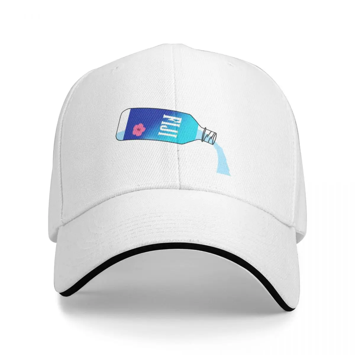 Fiji water pouring out Baseball Cap Ball Cap Dropshipping sun hat Military Cap Man Men Hats Women's