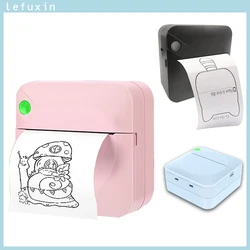 Mini Printer Thermal Adhesive Labels Printer Sticker Bluetooth Mini Pocket Label Notes Printer for Home and Office Android IOS