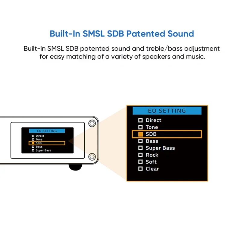 SMSL AO200 MKII HIFI AMP Bluetooth 5.0 Audio Sound Amplifier DAC AMP Remote Control MA5332 Chip XLR/RCA/BT/USB Balanced Input