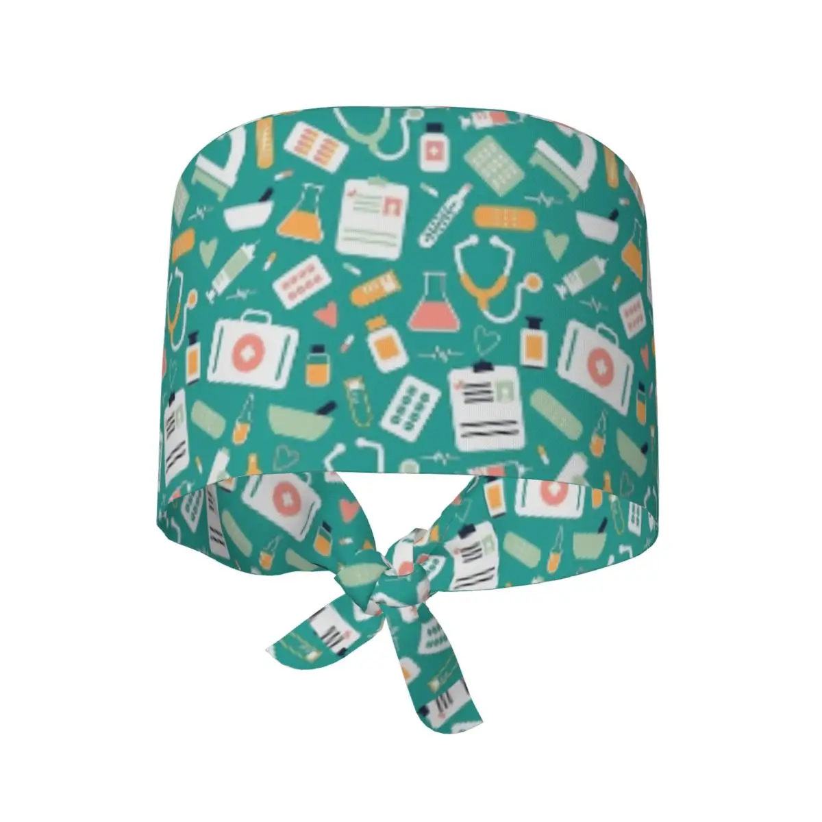 Enfermeira cuidados boné cirúrgico enfermera en apuros padrão pet grooming enfermagem chapéus de trabalho boné vintage estilo unissex     Esfoliantes Chapéus