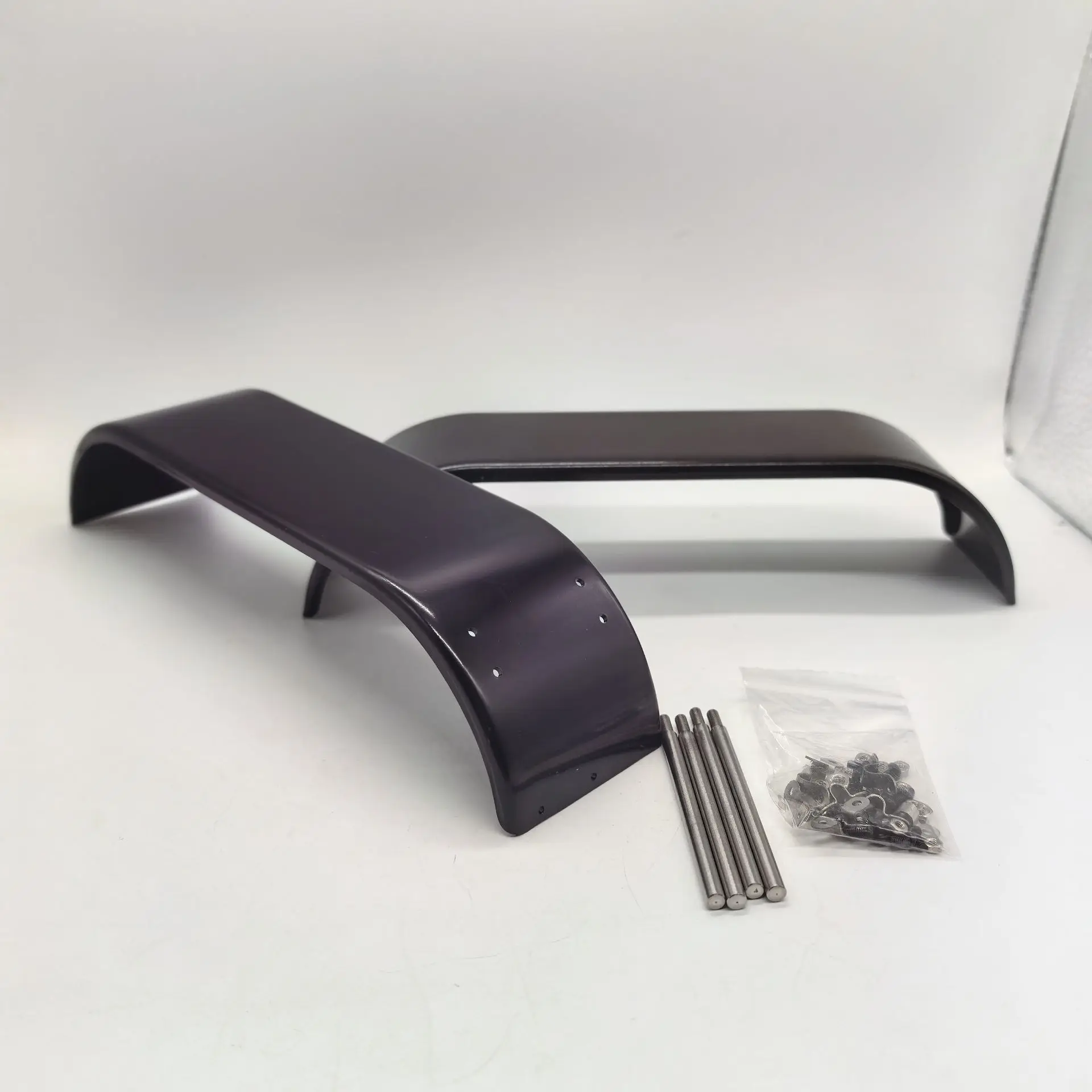 1/14 For Tamiya Rays Mud Truck Rear Tandem Axle No-Weld Metal Mudguard DB-0002 Modou Model